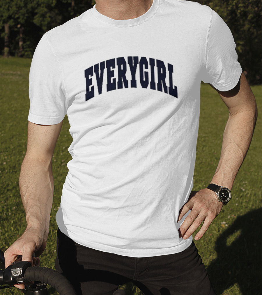 Everygirl Heather Grey Varsity T-Shirt