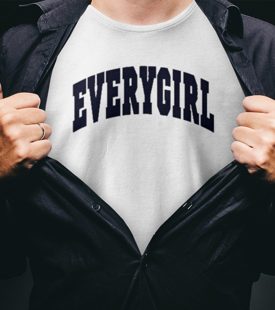 Everygirl Heather Grey Varsity T-Shirt
