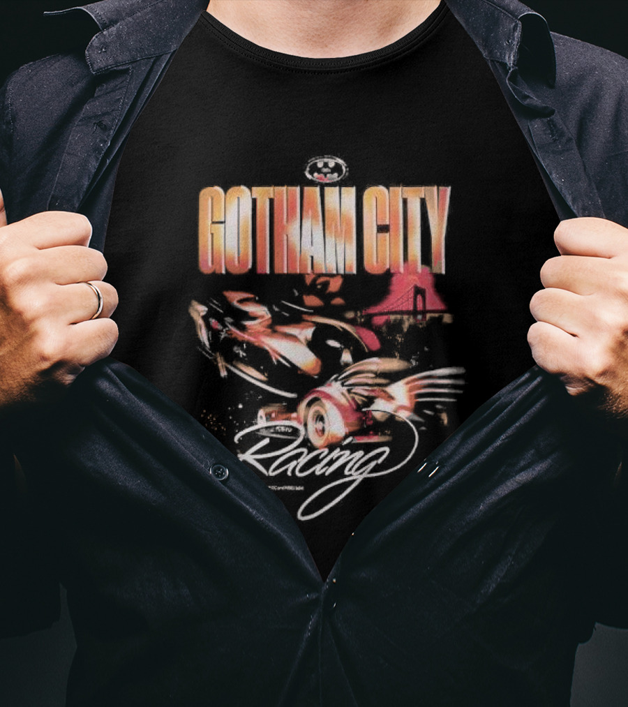 Kith X Batman Gotham City Racing Batmobile T-Shirt