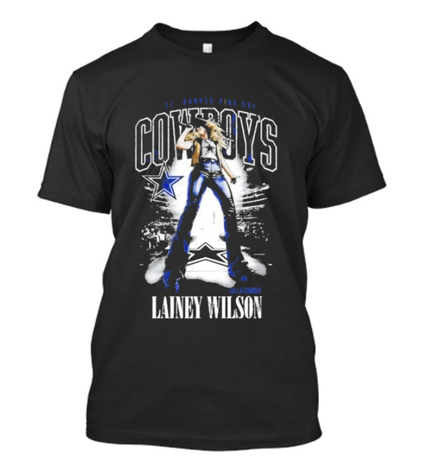 Lainey Wilson Cowboys Thanksgiving Halftime Call A Cowboy T-Shirt
