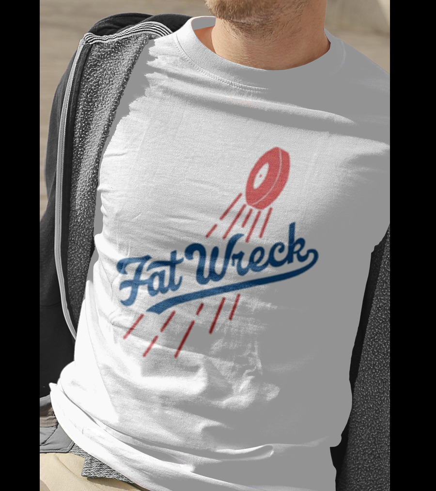 Fat Wreck Chords Los Angeles Dodgers Record T-Shirt