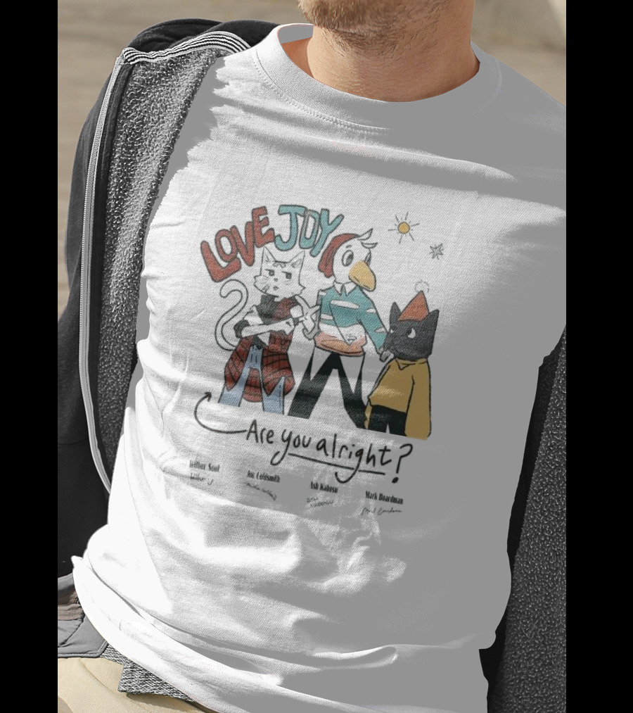 Lovejoy Are You Alright Wilbur Soot Joe Goldsmith Ash Kabosu Mark Boardman Characters T-Shirt