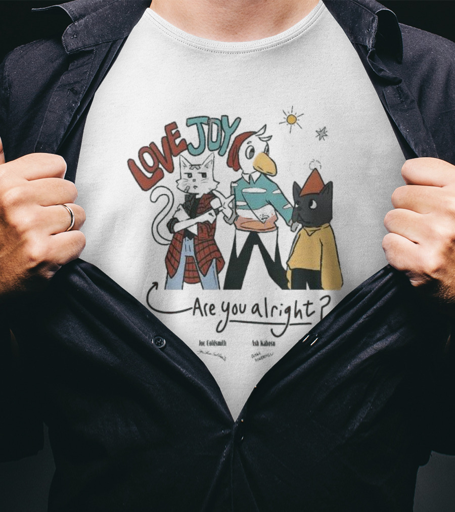 Lovejoy Are You Alright Wilbur Soot Joe Goldsmith Ash Kabosu Mark Boardman Characters T-Shirt