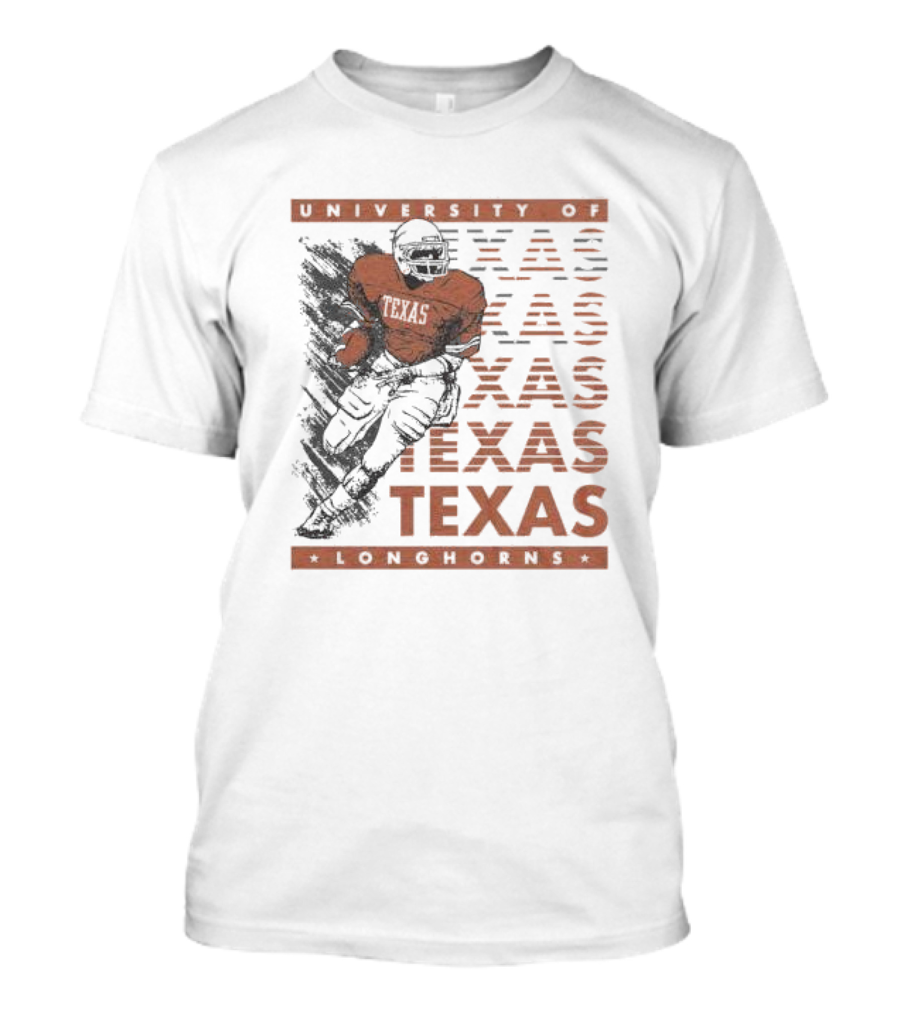 University Of Texas Longhorns Football Texas Longhorns 1990s Throwback T-Shirt