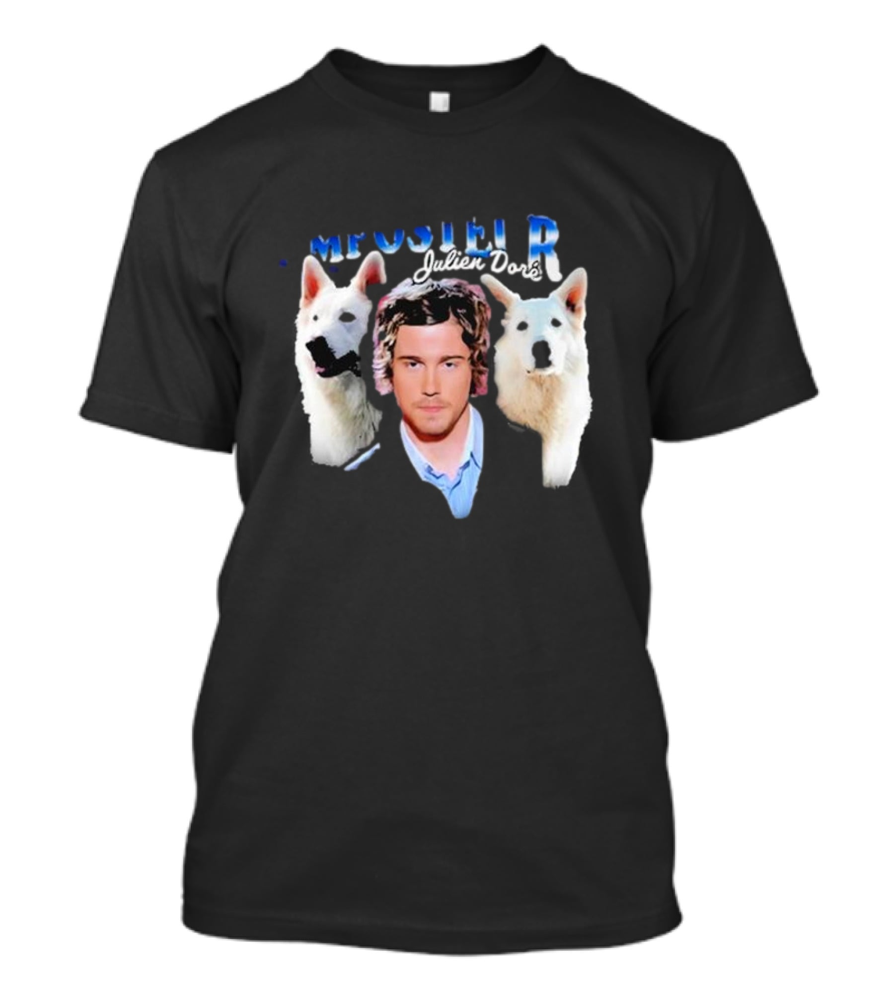 Julien Doré Mister R With Two White Dogs T-Shirt