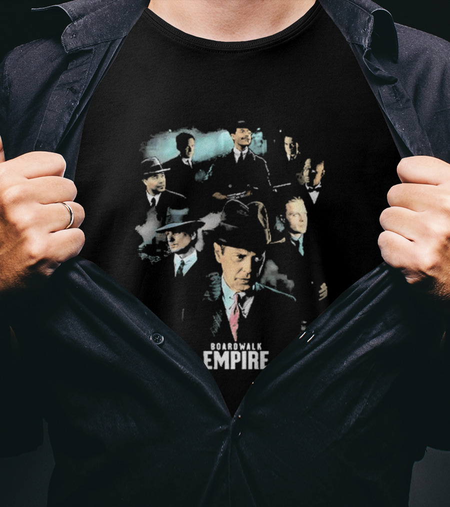 Boardwalk Empire Bootleg Series Characters Mafia Gangsters T-Shirt