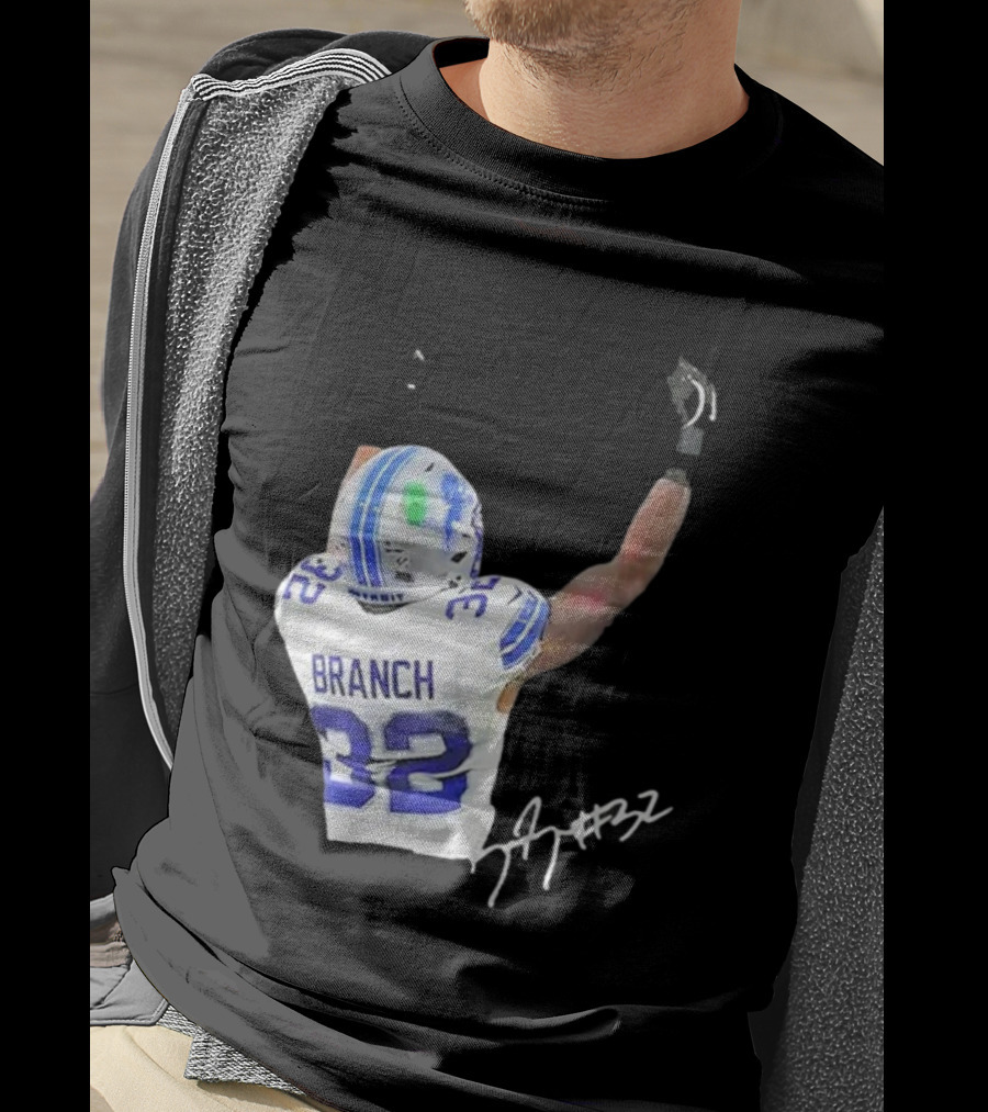 Lions Branch 32 Middle Finger Gesture T-Shirt