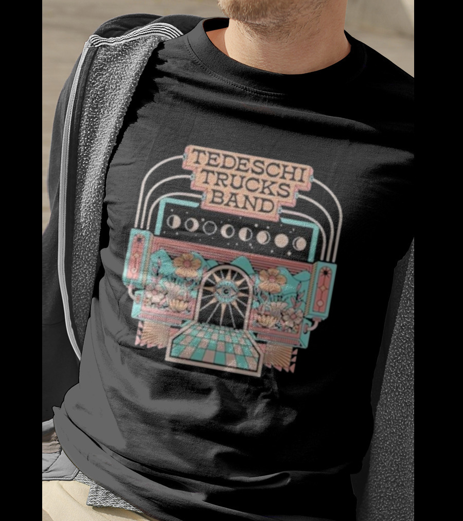 Tedeschi Trucks Band Moon Phases Floral Doorway T-Shirt