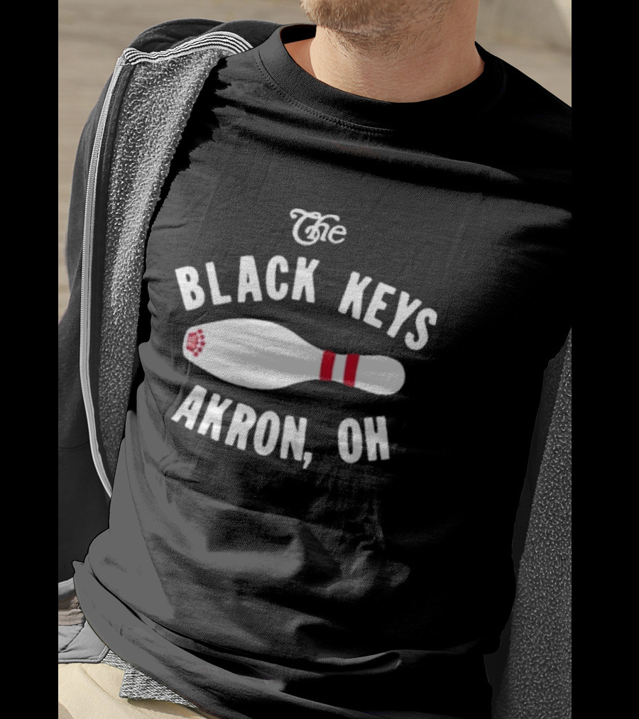 The Black Keys Royal Pin Bowling Akron OH T-Shirt