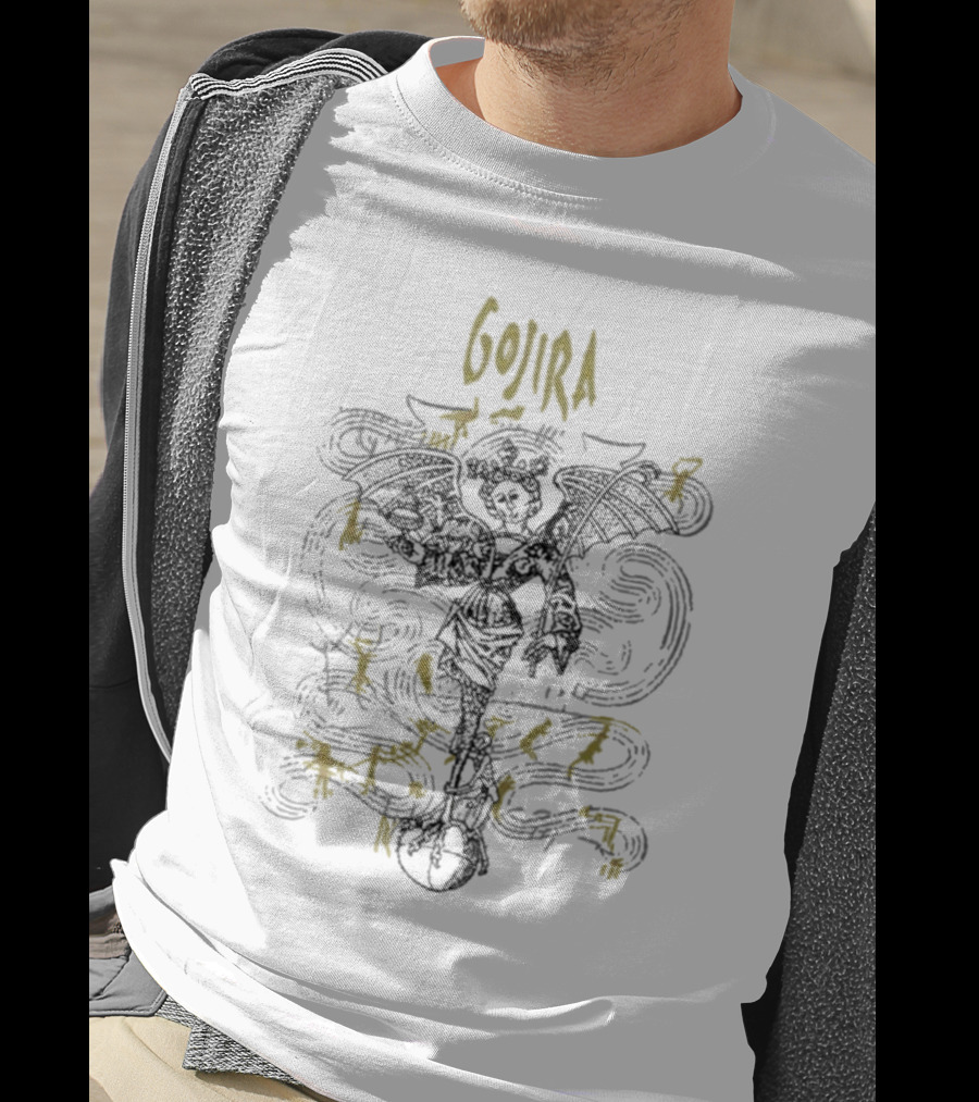 Gojira Erde Demon Angelic Hybrid Creature With Winged Aura T-Shirt