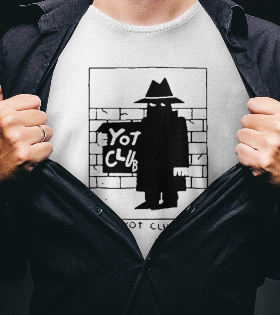 Yot Club Mysterious Silhouette Art Lazy Eyes Show T-Shirt