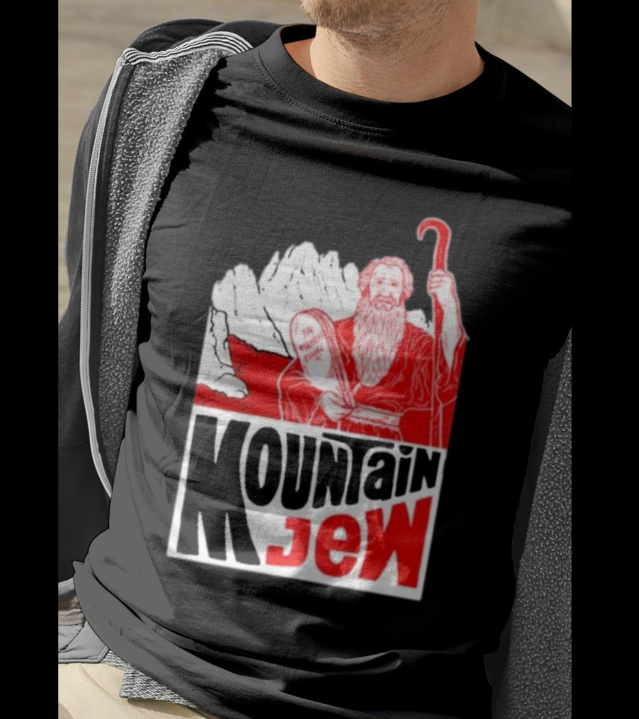 Nwt Mountain Jew Nature Old Men Cool Moses With Ten Commandments T-Shirt