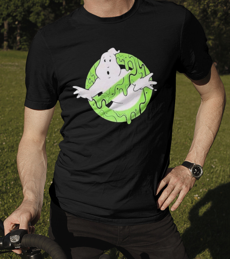 Ghostbusters Slime Logo Green Kids T-Shirt