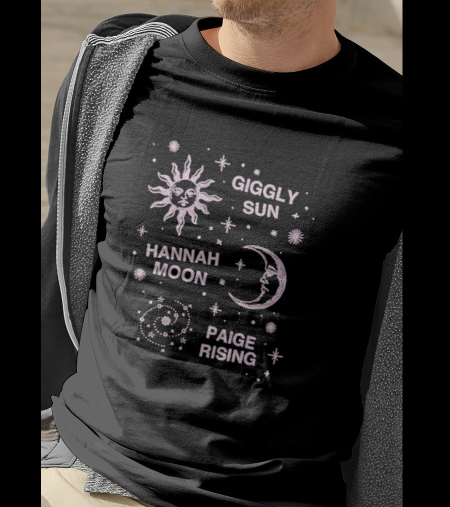 Giggly Sun Hannah Moon Paige Rising T-Shirt