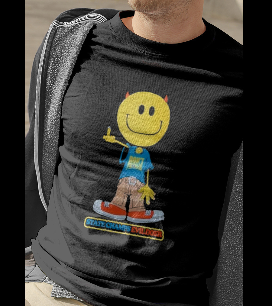 State Champs Evil Doer Don't Panic Emoji Collab T-Shirt