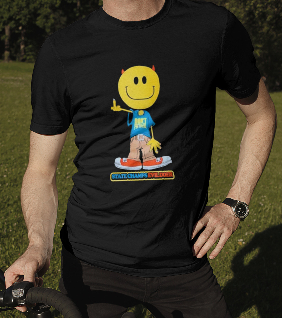 State Champs Evil Doer Don't Panic Emoji Collab T-Shirt