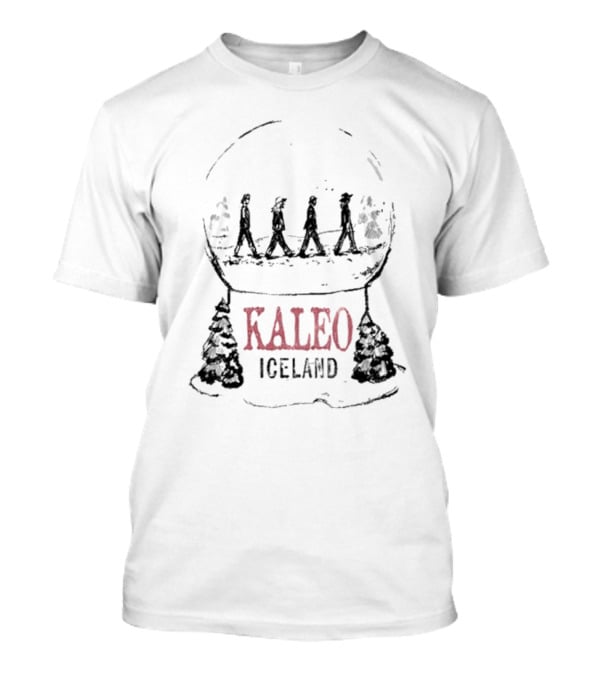 Kaleo Iceland Abbey Road Inspired Snow Globe T-Shirt