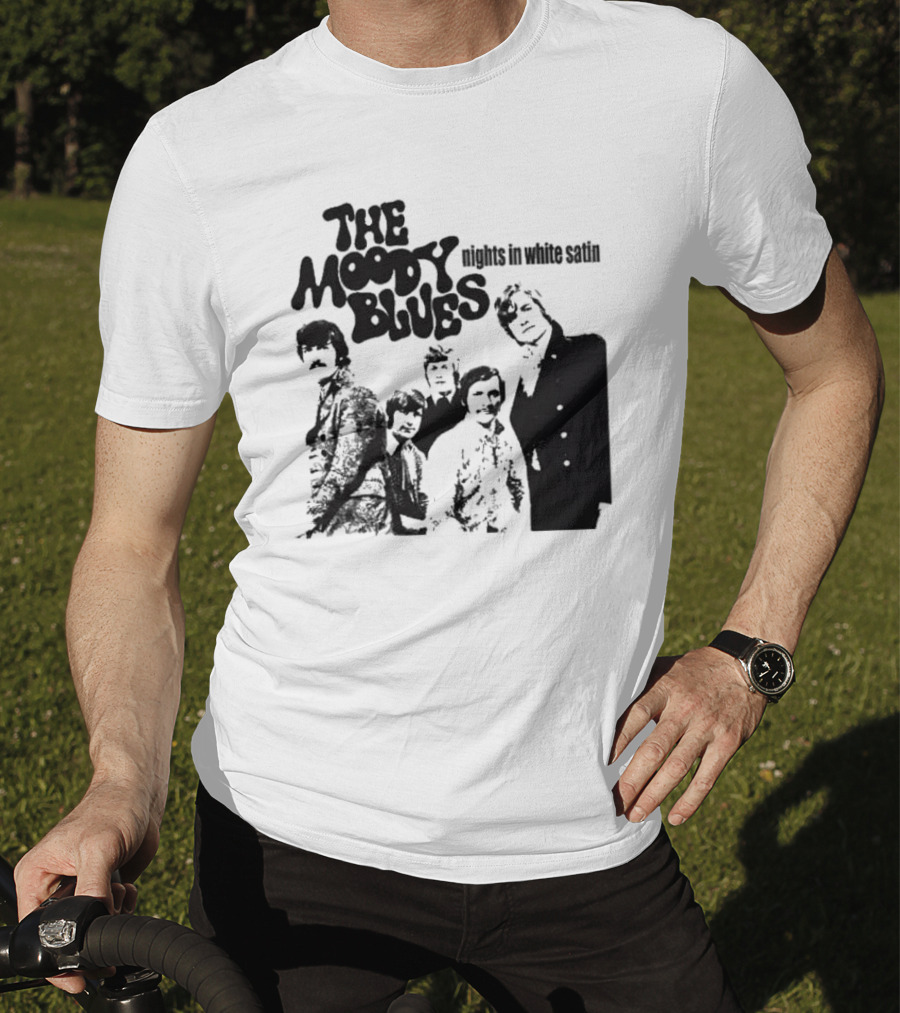 The Moody Blues Nights In White Satin Vintage Band Photo T-Shirt