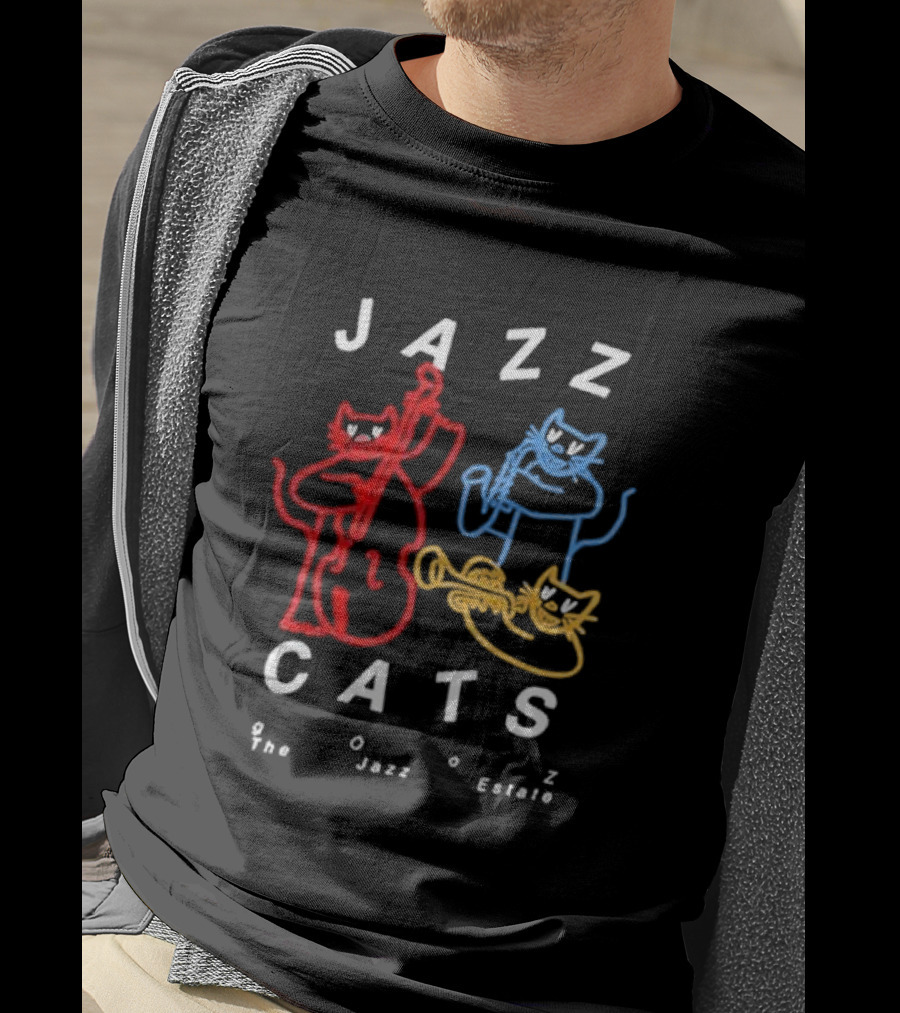 Jazz Cats At The Jazz Estate T-Shirt