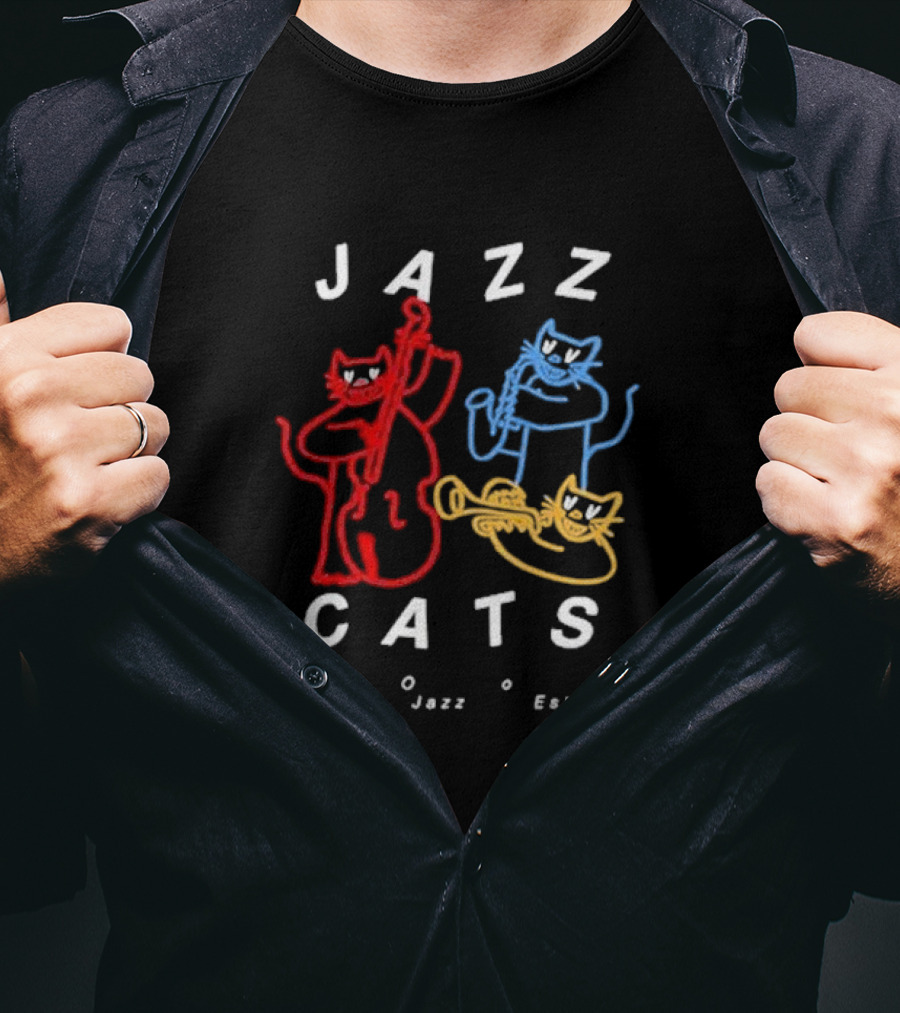 Jazz Cats At The Jazz Estate T-Shirt