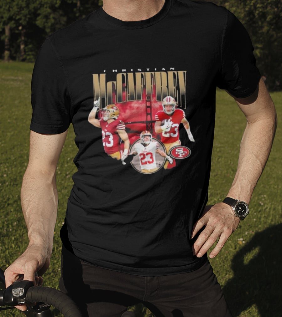 Christian McCaffrey San Francisco 49ers Iconic Performance 23 T-Shirt