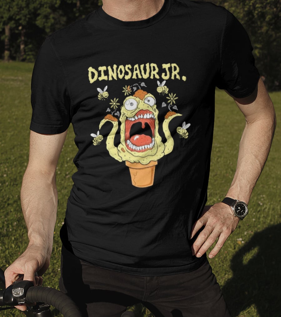 DINOSAUR JR Monster Plant With Bees T-Shirt