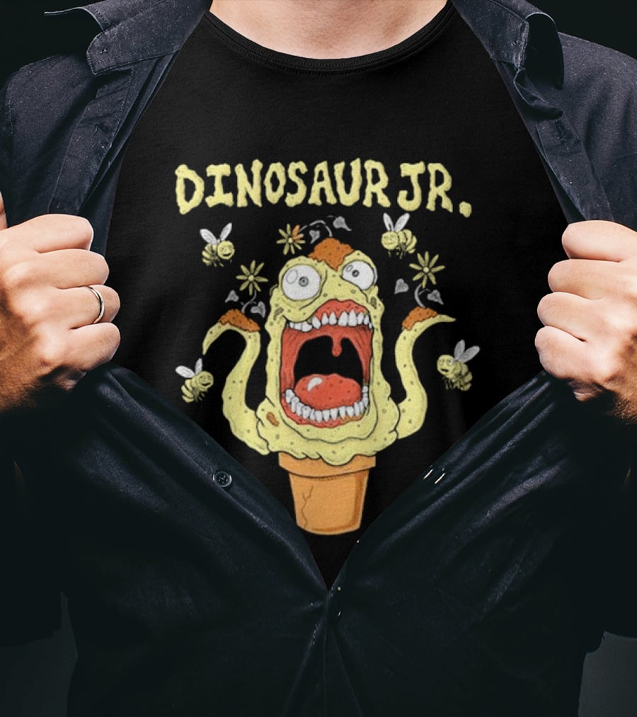 DINOSAUR JR Monster Plant With Bees T-Shirt