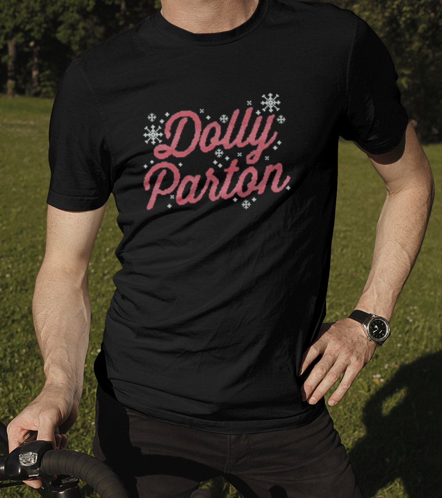 Dolly Parton Christmas Holiday Snowflakes T-Shirt