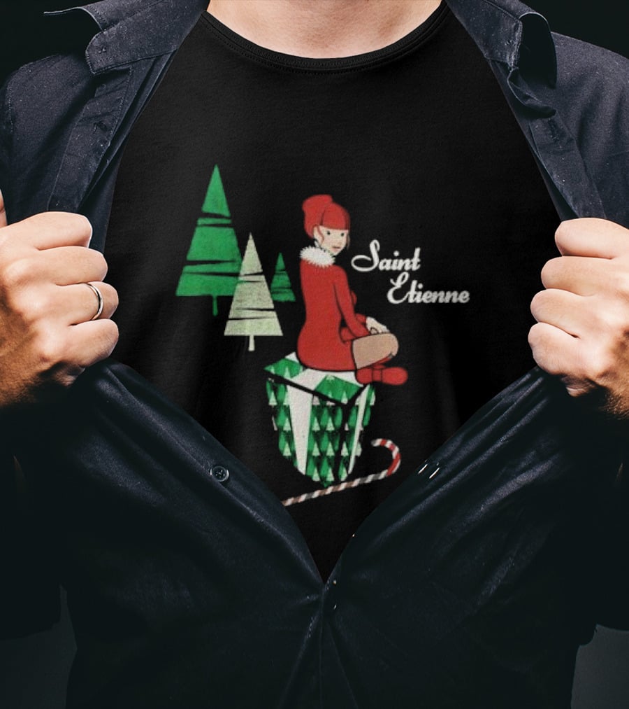 Saint Etienne A Glimpse Of Stocking Holiday T-Shirt