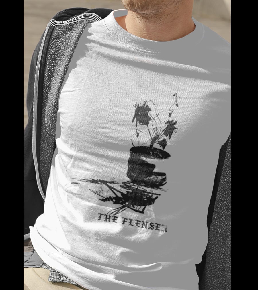 The Flenser Sad Flower Reflection T-Shirt