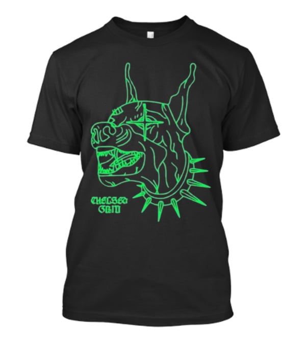 Chelsea Grin Neon Doberman Spiked Collar T-Shirt