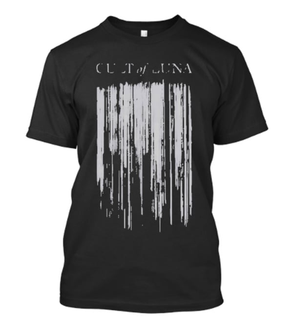 Cult Of Luna Vertikal Abstract Black Lines T-Shirt