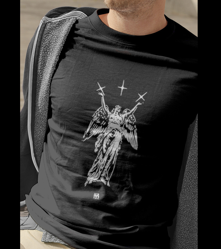 Max Styler Angel Heavenly Cross Guardian T-Shirt