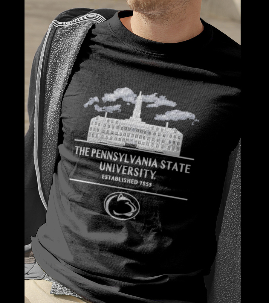 Penn State Nittany Lions The Pennsylvania State University Established 1855 Iconic Campus Nights T-Shirt