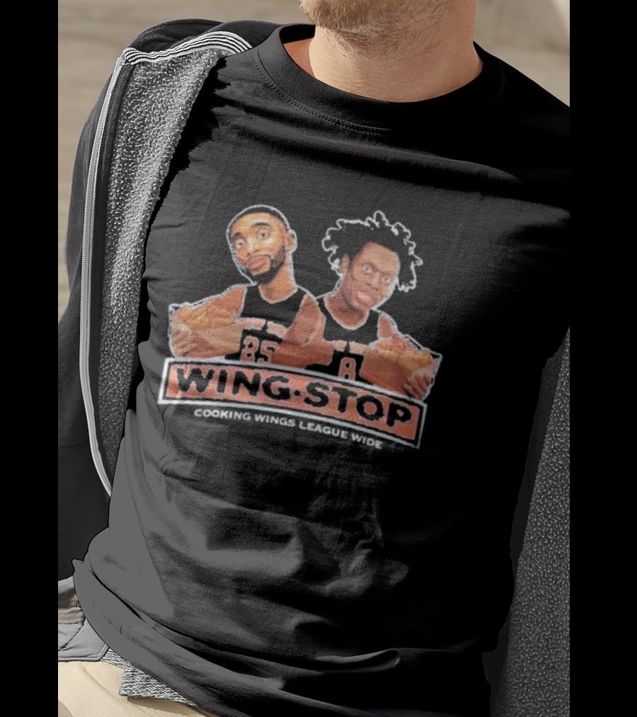 Wing Stop 85 Cooking Wings League Wide T-Shirt