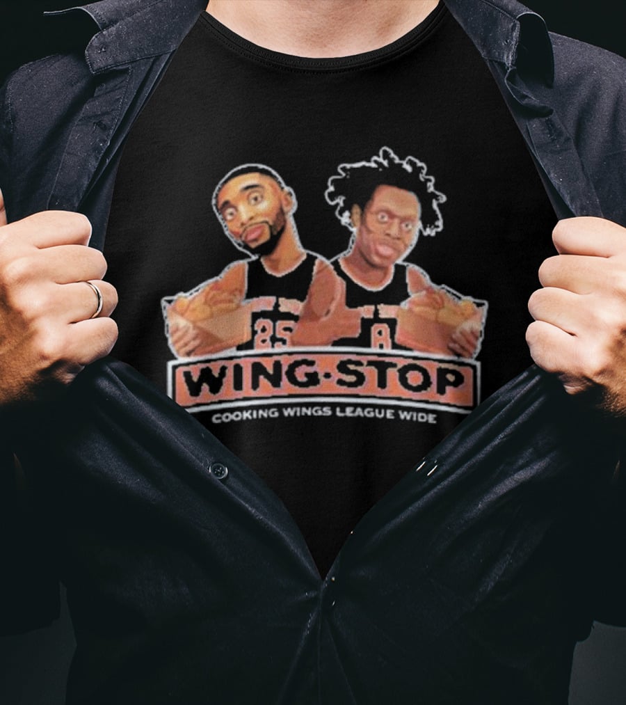 Wing Stop 85 Cooking Wings League Wide T-Shirt