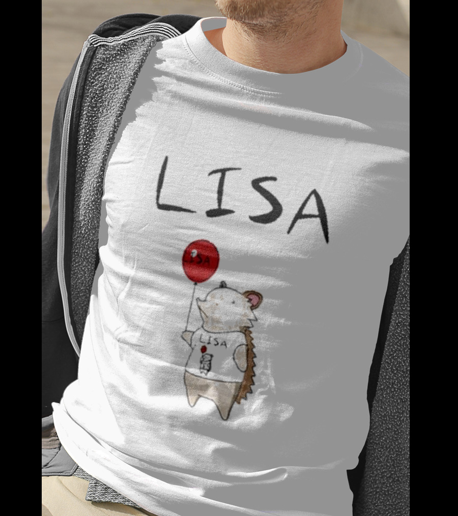Natural Habitat Lisa Hedgehog Holding Red Balloon T-Shirt