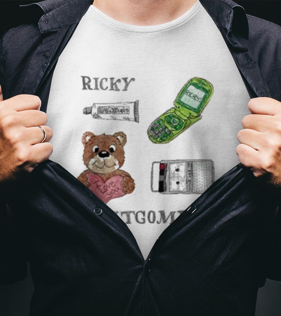 Ricky Montgomery Love Bear Phone And Paint Tube T-Shirt