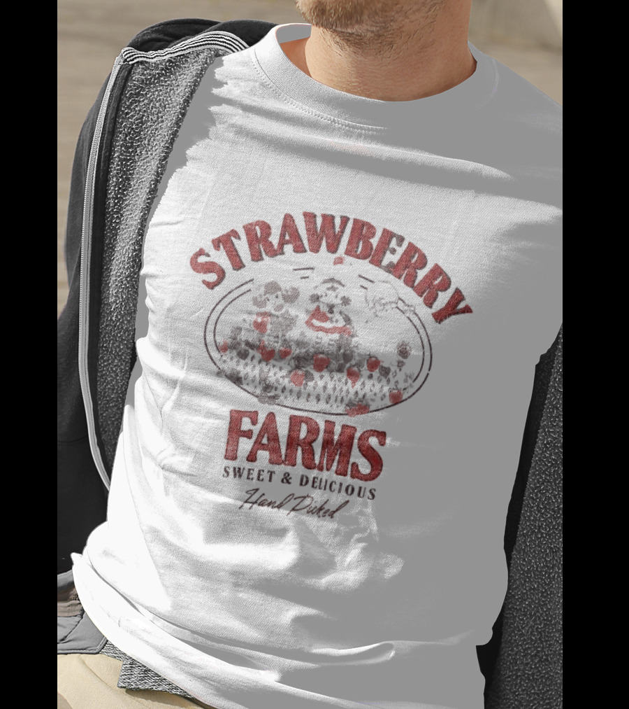Strawberry Farms Sweet And Delicious Hand Picked T-Shirt