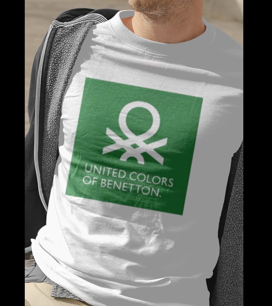 United Colors Of Benetton Green Emblem Fashion Brand T-Shirt