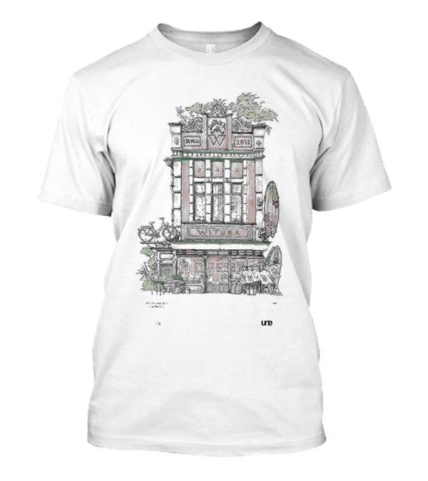 Witushatsu Wituka Seville 2013 Building Bicycle Surfboard Urban Scene T-Shirt