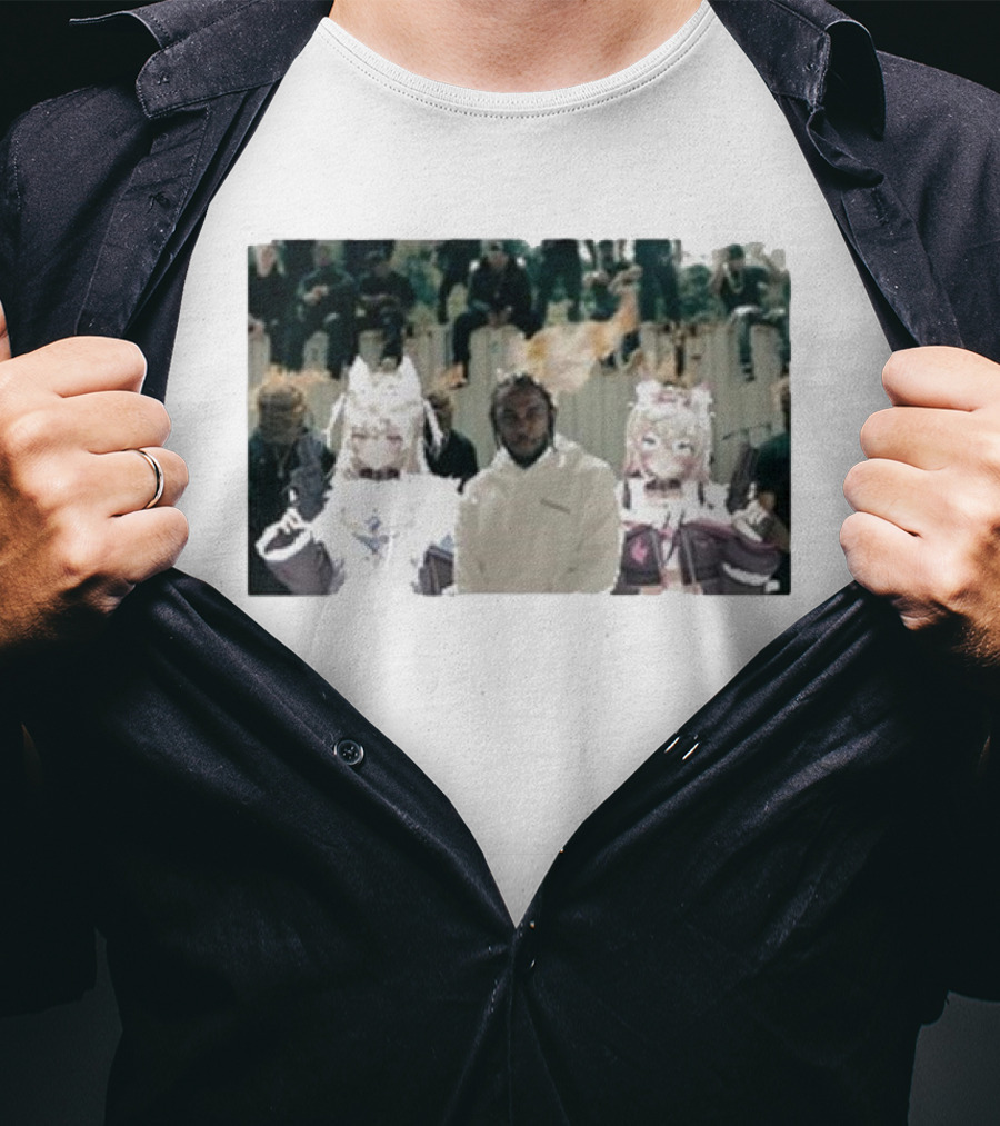 Yaruki FWMC Kendrick Good Dogs Maad City Anime Crossover T-Shirt
