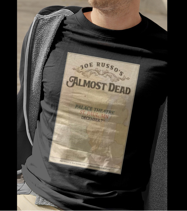 Joe Russo's Almost Dead Palace Theatre St. Paul MN December 7 2024 Tour T-Shirt