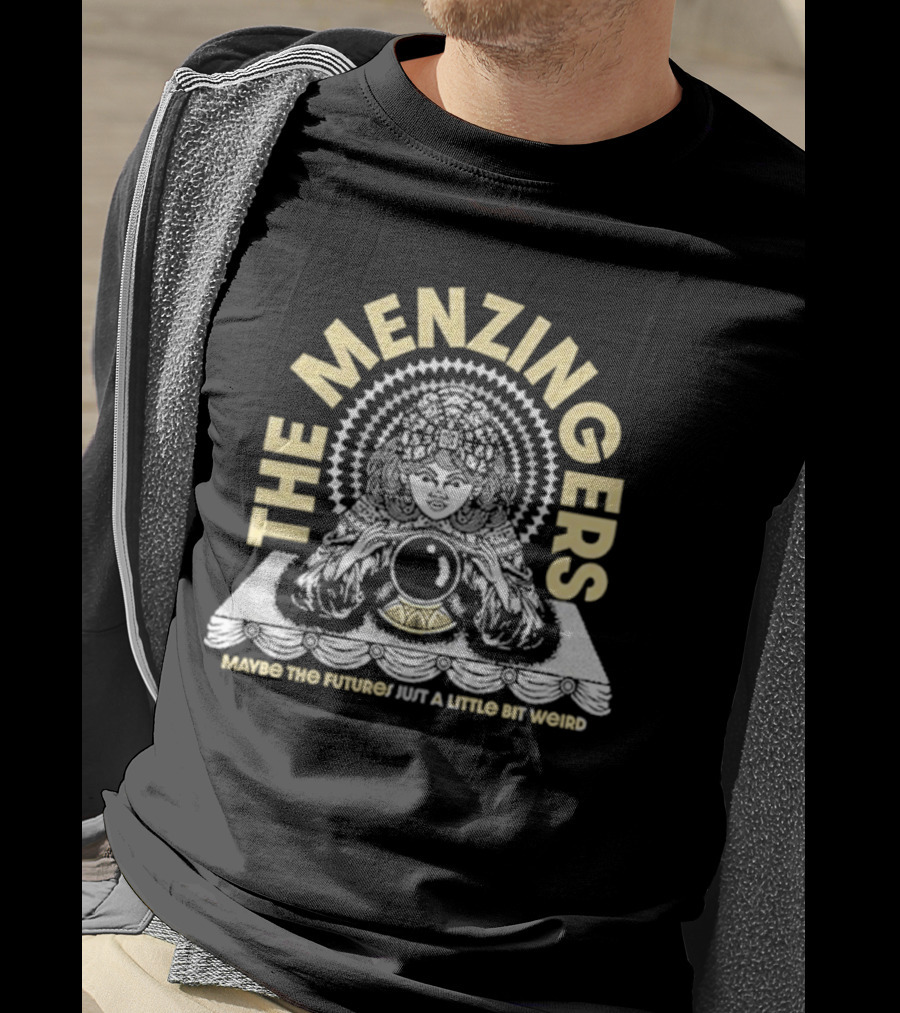 The Menzingers Maybe The Future's Just A Little Bit Weird Fortune Teller Crystal Ball T-Shirt