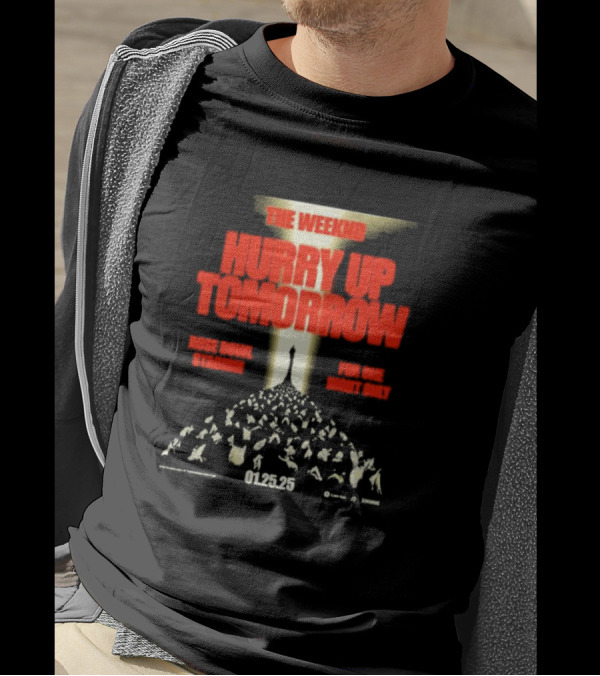 The Weeknd Hurry Up Tomorrow Rose Bowl Stadium 01.25.25 For One Night Only T-Shirt