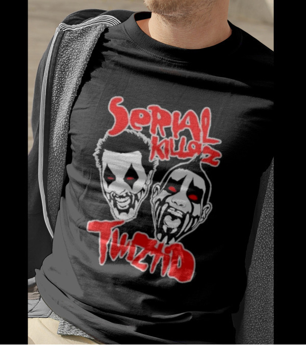 Serial Killaz Twiztid Glow In The Dark Faces T-Shirt