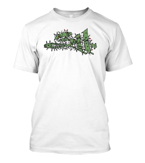 311 Wrapped Christmas Lights Tree T-Shirt