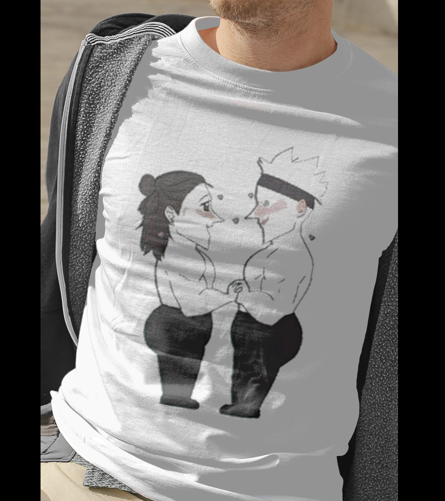 Buboosenchan’s Anime Couple Romance Holding Hands T-Shirt