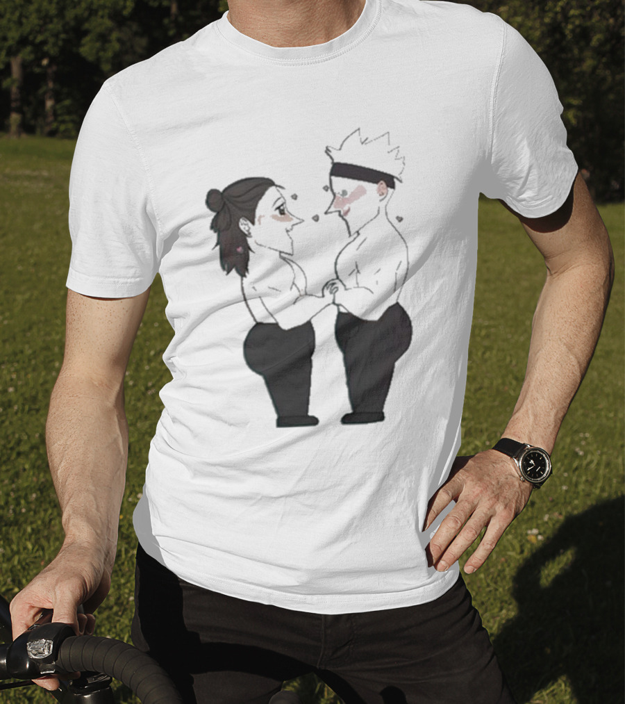 Buboosenchan’s Anime Couple Romance Holding Hands T-Shirt