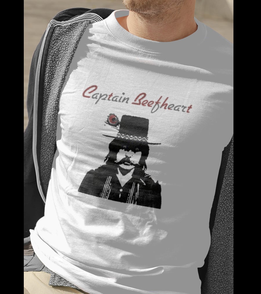 Captain Beefheart Iconic Hat And Mustache T-Shirt